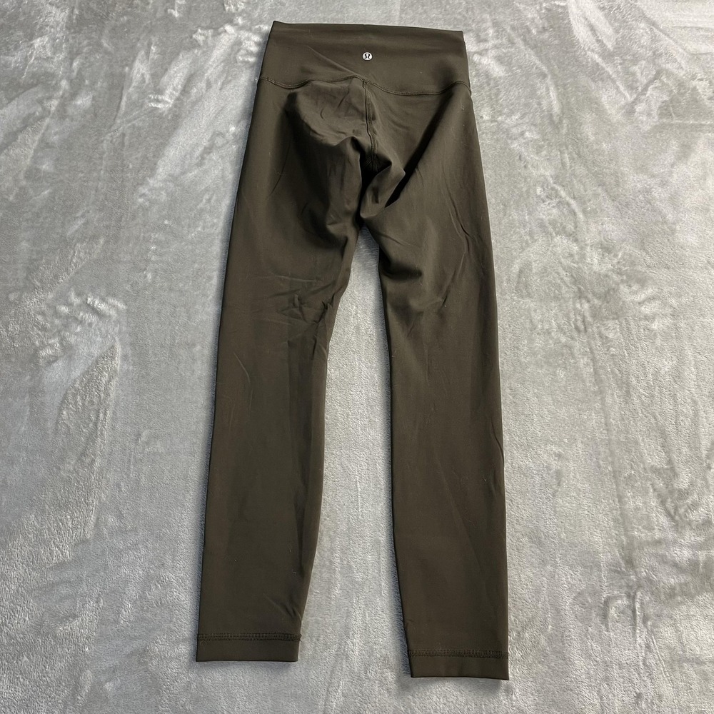 Lululemon Wunder Under Train Leggings‎ Womens 4 Green High Rise Crop Athletic - Picture 2 of 8